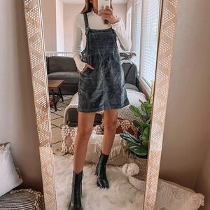 American Eagle Corduroy Overall Dress